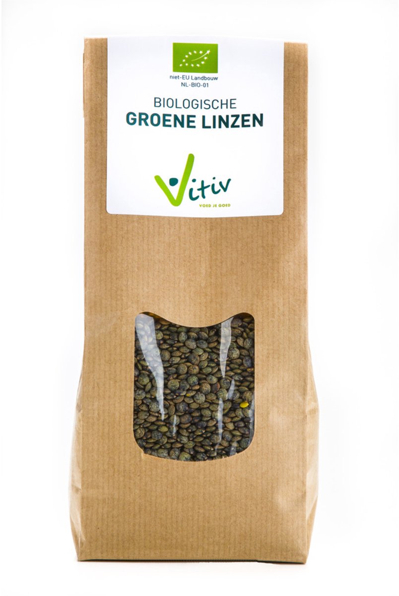 Vitiv Groene linzen bio 500 Gram