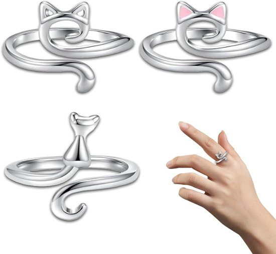 Verstellbar Häkelring 8 Stück Häkelringe Aus Metall - Verstellbare Garnführungsringe Für Strickfans Addi2you Ring Strickring