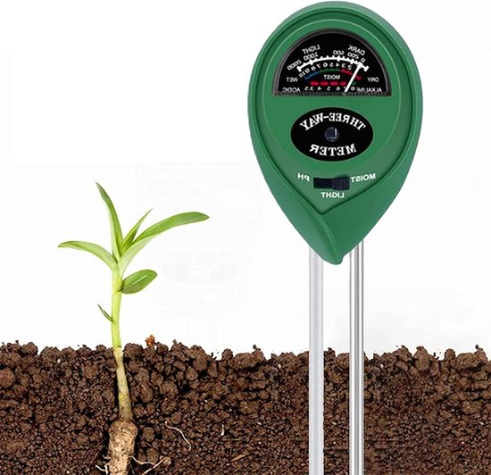 Foto: Allecto plus vloertester 3 in 1 voor bodemvochtigheid en ph zonlichtsensor vochtsensor voor planten landbouw en tuinieren geschikt voor binnen en buiten meer informatie voor plantverzorging