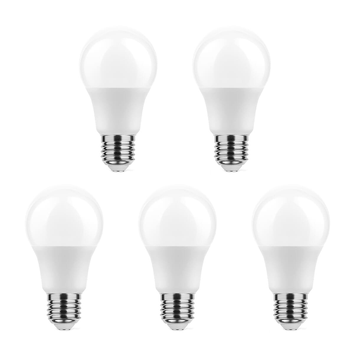 Technik E27 LED Lamp 8.8W - 806lm - 4000K - Neutraal Wit - LED Globe A60 - Vervangt 60W Halogeen Gloeilamp - 5 stuks