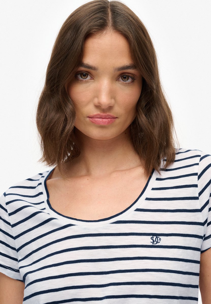 Superdry Studios T-shirt met slanke pasvorm Dames T-shirts Marineblauw