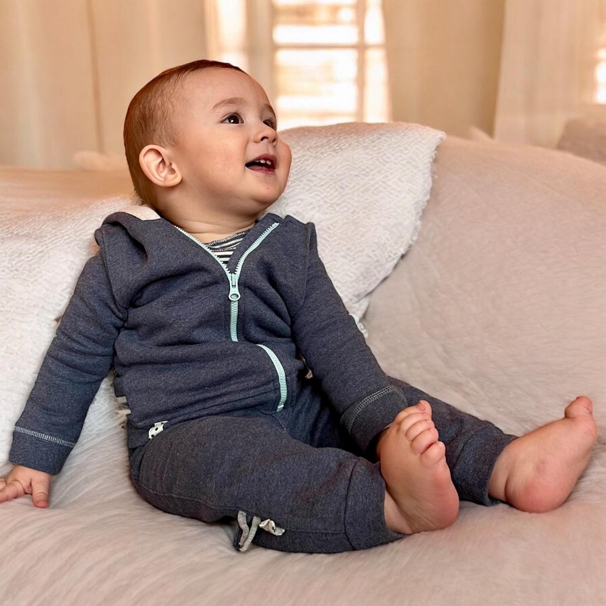 Babyjack met capuchon OrganicEra Biologisch babyjack met capuchon