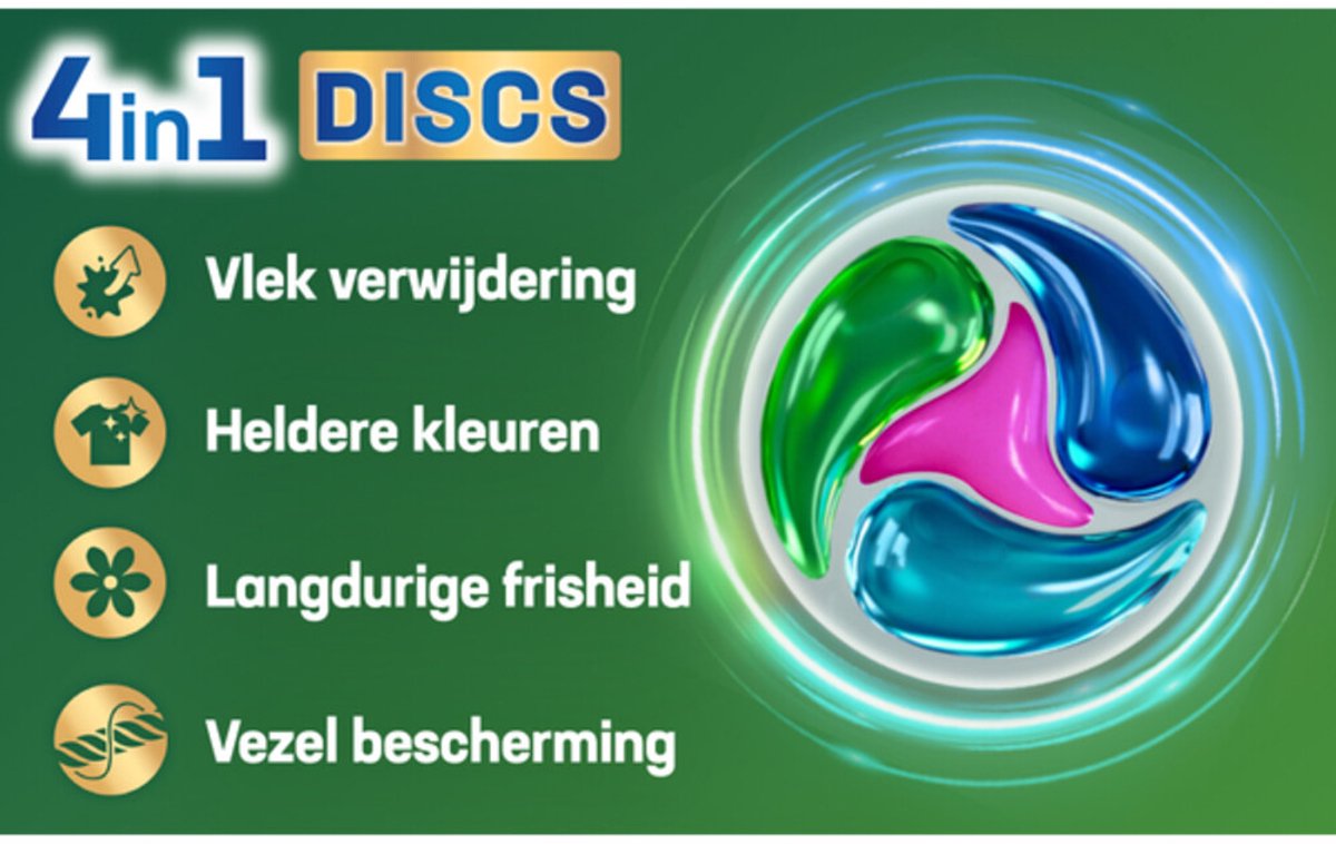 Goedkoopste Persil Discs Color - Wascapsules - Krachtige Vlekverwijdering - Hygiënische Frisheid - Gekleurde Was - Voordeelverpakking - 5x 22 Wasbeurten