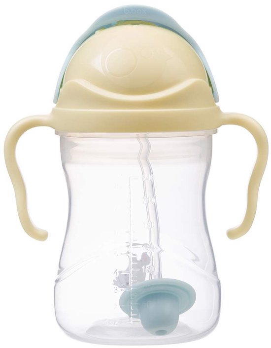 b.box Looney Tunes Drinkfles met rietje - Rietjesbeker voor peuters - flip-top deksel - verzwaard rietje om onder elke hoek te drinken - lekvrij tweewegventiel handige handvatten - BPA-vrij - vaatwasmachinebestendig - vanaf 6 maanden- 240 ml van b.box — afbeelding 5