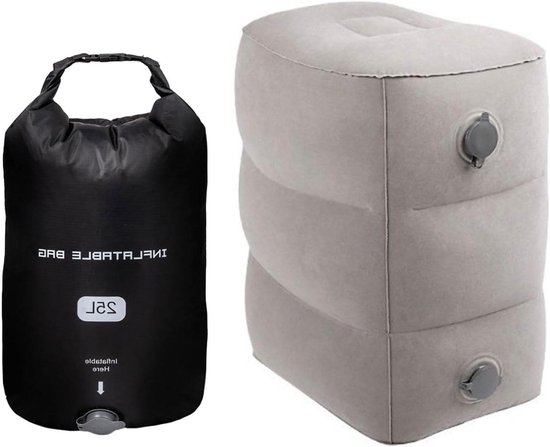Vliegtuigvoetsteun Verstelbaar Flintronic® Draagbare Voetensteun, Verstelbare Voet Hangmat Reizen, Voetensteun Voorkomt Zwellingen Voor Vliegtuig, Kantoor Thuis In De Auto (incl. 1 X Slaapmasker Reisvoethangmat Draagbaar