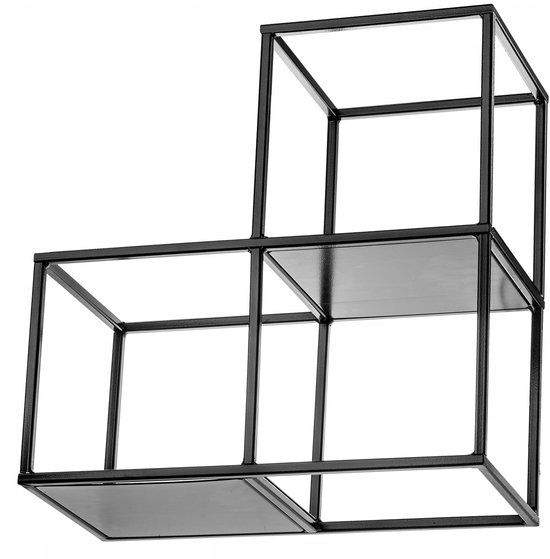 Kitchen Trend Bloembak rechthoek 60 x 25 x 65 zwart - Simon's tafel