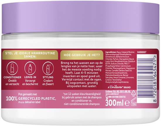 Andrélon Crème Haarmasker Levendige Kleur - 300 ml