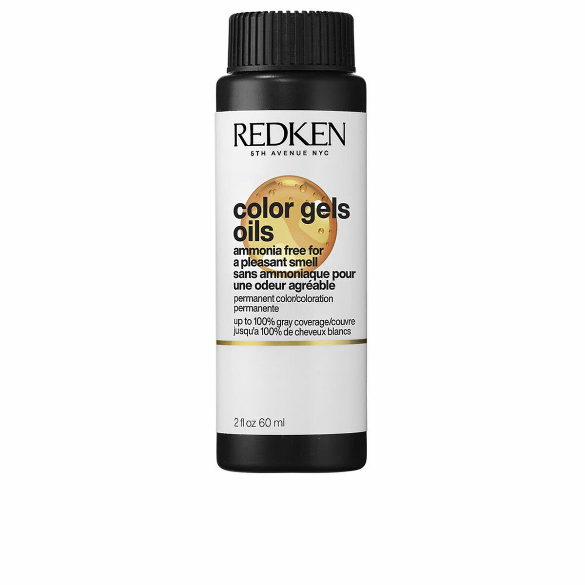 Permanente kleur Redken COLOR GEL OILS Nº 8WG - 8.34 60 ml