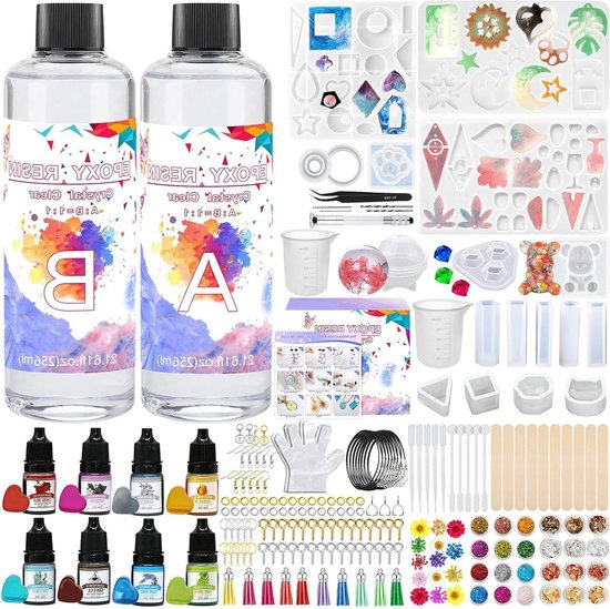 TEGOVE Epoxyhars Kit,Epoxyhars Craft Kit,1200 ml Hars TEGOVE Epoxyhars Kit,Epoxyhars Craft Kit,1200 ml Hars