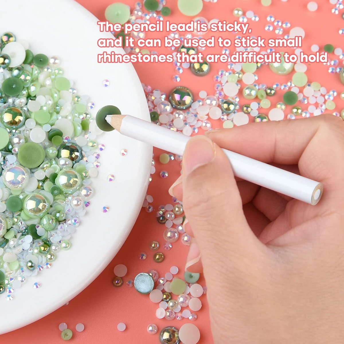 Parels - steentjes & stickers - Nailart - Nagels