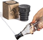 Portable Bidet voor Toilet - Reizen of Kamperen - Geschikt voor Elke Fles - Discreet - Ecologisch - Mini voor Ouderen - Sproeier - Bio - Persoonlijk - Draagbaar - Zwart