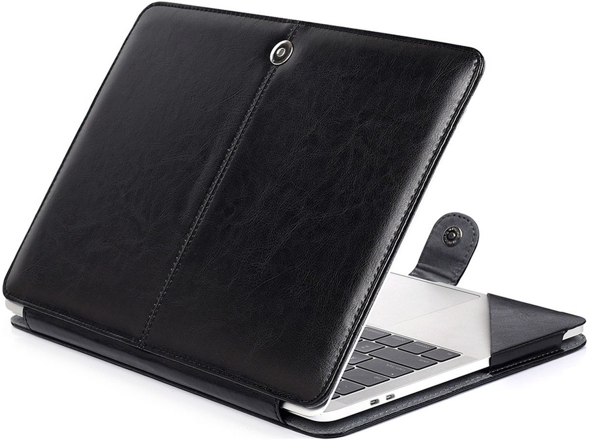 Mobigear Laptophoes geschikt voor Apple MacBook Pro 13 Inch (2016-2023) Hoes MacBook Case | Mobigear Business - Zwart - Model A1706 / A1708 / A1989 / A2159 / A2289 / A2251 / A2338