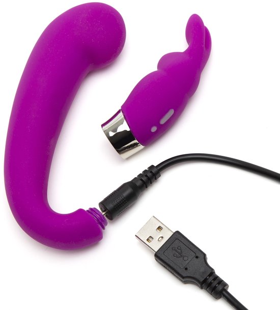 Happy Rabbit – Vibromasseur Point G Clitoridien – Violet