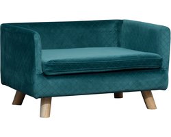 PawHut-Huisdierenbank-Polyester-64x45x36cm-Blauw