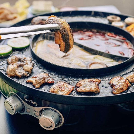 DailySupplies® Koreaanse BBQ - Hotpot Elektrisch - Grill - Gourmetstel — afbeelding 3