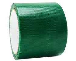 Waterproof Fabric Repair Tape - 8 cm x 5 m - for Tarpaulin, Tent, Awning - PVC Coating - Green