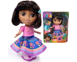 Dora - Dansen met Dora, interactieve dansende pop met 2 rokken, tweetalige zinnen en muziek