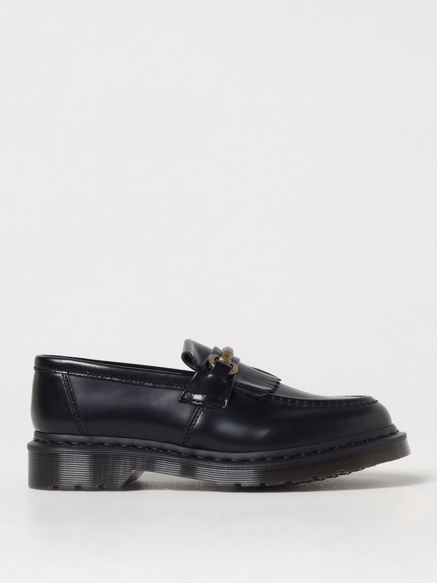 Polley Fringe Loafer Chain Detail Wo Zwart