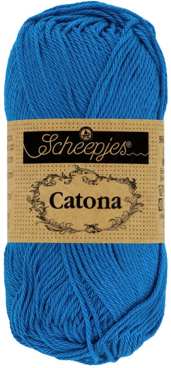 Scheepjes Catona 10gr - 201 Electric Blue