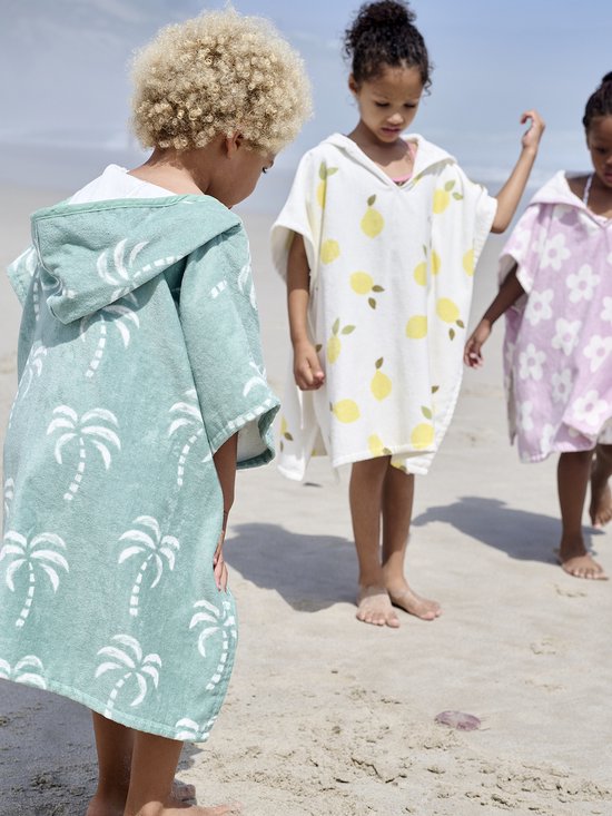 Vertbaudet Bad-/strandponcho voor kinderen, met gerecycled katoen van Merkloos — afbeelding 4