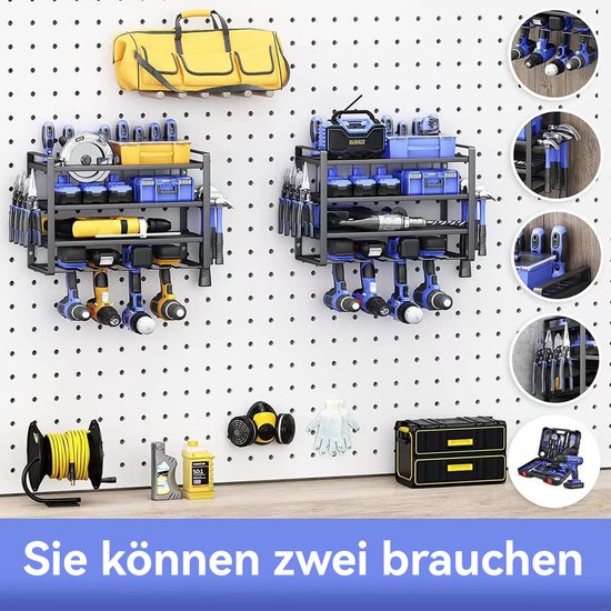 Aan De Muur Bevestigd Gereedschapsrek Met Enkele Haak, Metalen Aan De Muur Bevestigd Gereedschapsrek Met Enkele Haak, Metalen