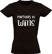Partners in wine Dames T-shirt | wijn | wijnen | alcohol | drank