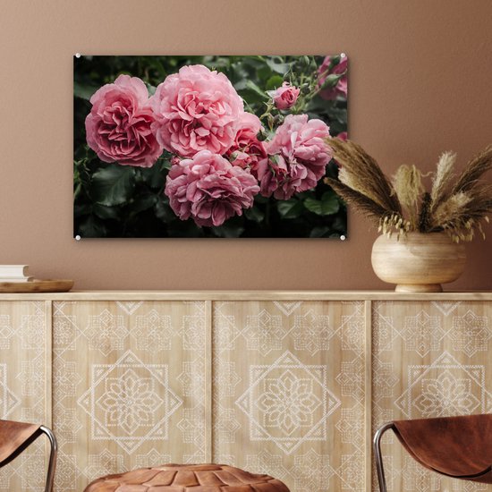 MuchoWow® Peinture sur Verre - fleurs-7-1-1 - 60x40 cm - Peintures sur Verre Acrylique - Photo sur Glas