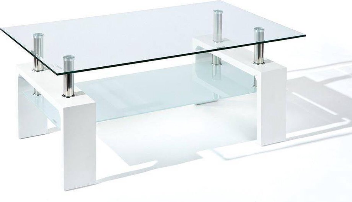 Interlink - Salontafel - Wit - 100x60x45 cm
