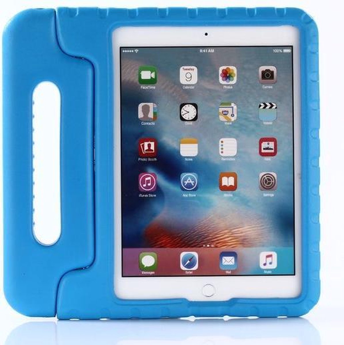 GadgetBay EVA Kindvriendelijke schokabsorberende iPad 2017 2018 iPad Air 2 case - Blauw valbestendig