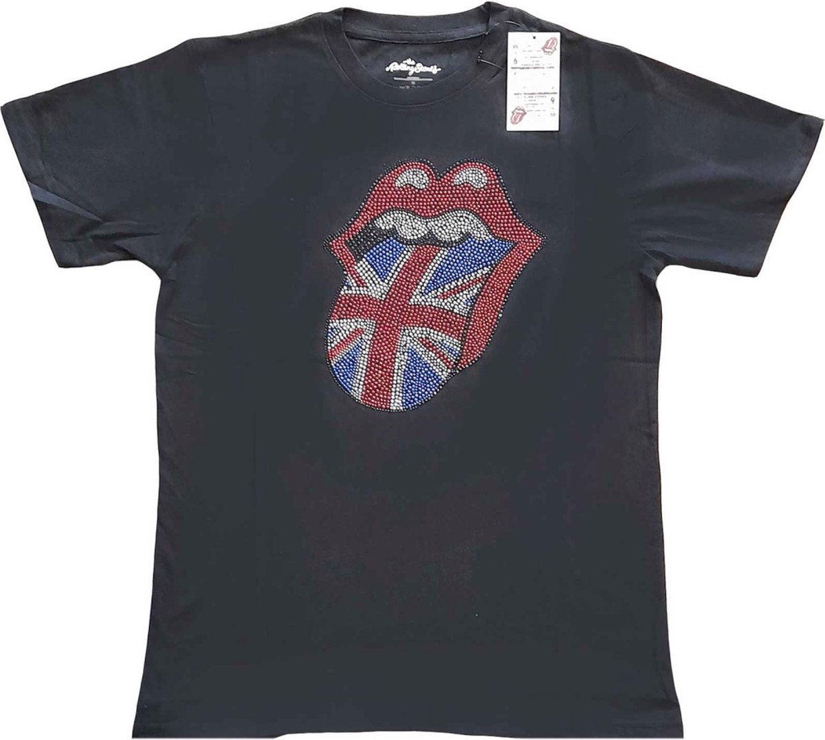 The Rolling Stones - Classic UK Heren T-shirt - L - Zwart