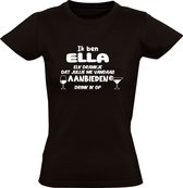 Je m'appelle Ella, chaque boisson que tu m'offres aujourd'hui, je la boirai sur un T-shirt pour femme | anniversaire | anniversaire | partie de bachelorette | présent | Nom