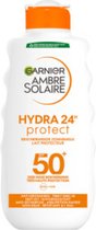 2x Garnier Ambre Solaire Hydra 24 Zonnebrandmelk SPF 50+ 200 ml