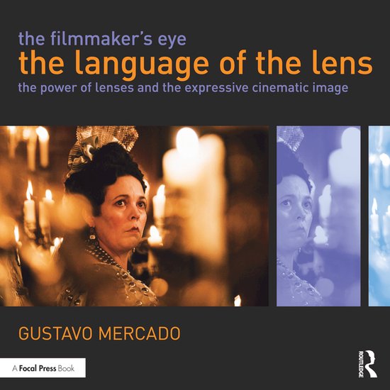 Boekomslag 'The Filmmaker's Eye: The Language of the Lens' met een portret van een vrouw in een hoofddeksel bij kaarslicht.
