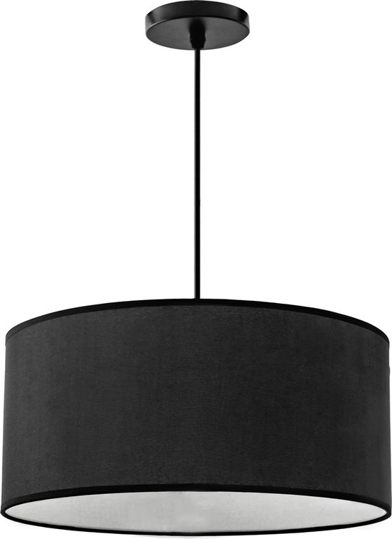 TooLight APP623-1CP Hanglamp - E27 - 40 x 25.5 cm - Zwart/Wit