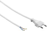 VB Extend - Euro aansluitsnoer 2x0.75 - 5m - Wit