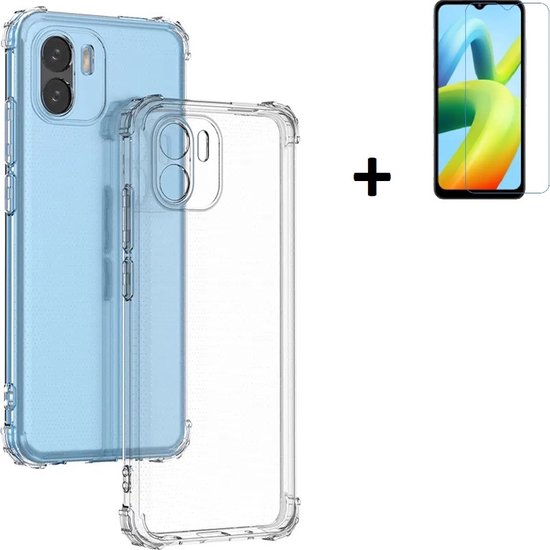 EASSGU Custodia In Silicone Morbido TPU Per Redmi A1/A2 – Blu Zaffiro (6,52 Pollici)