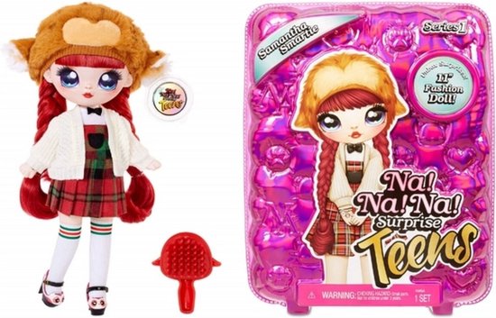 Na! Na! Na! Surprise Teens Doll Samantha Smartie - Modepop van Na Na Na Surprise — afbeelding 4