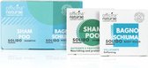 CO.SO Mini Set van 2 stuks - Shampoo en Body Bar - Bio Voedend en beschermend Shampoobar en Verzachtend Body wash - Ideaal voor op reis of als cadeau - Officina Naturae