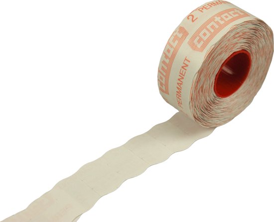 Thermo Etiketten auf Rolle - 57 x 32 mm - 2.100 Stück je Rolle - Kern: 25 mm - a