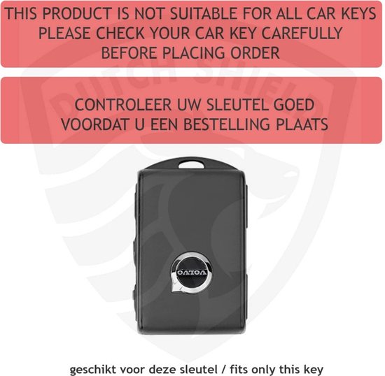 Klik type vereist Volvo Autosleutel hoesje Duurzaam TPU Sleutelhoesje Sleutelcover -  Autosleutelhoes -... | bol.com