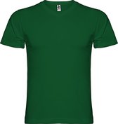 Flesgroen 10 pack t-shirt 'Samoyedo' met V-hals merk Roly maat L