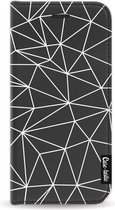 Casetastic Wallet Case Black Apple iPhone 8 - So Many Lines! White