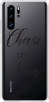 Casetastic Huawei P30 Pro Hoesje - Softcover Hoesje met Design - Chase The Sun Print