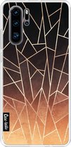 Casetastic Huawei P30 Pro Hoesje - Softcover Hoesje met Design - Shattered Ombre Print