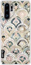 Casetastic Huawei P30 Pro Hoesje - Softcover Hoesje met Design - Art Deco Marble Tiles Print