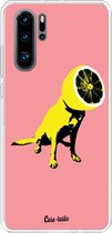 Casetastic Huawei P30 Pro Hoesje - Softcover Hoesje met Design - Lemon Dog Print