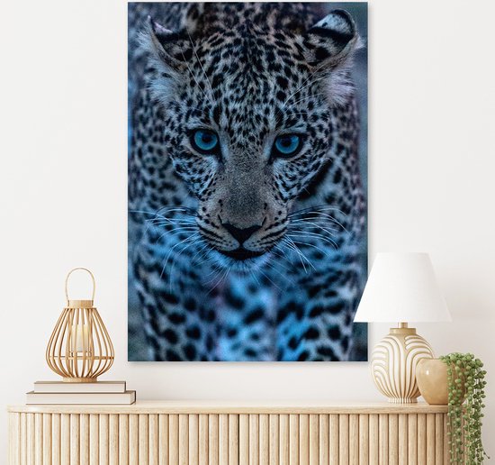Aluminium Schilderij Leopard