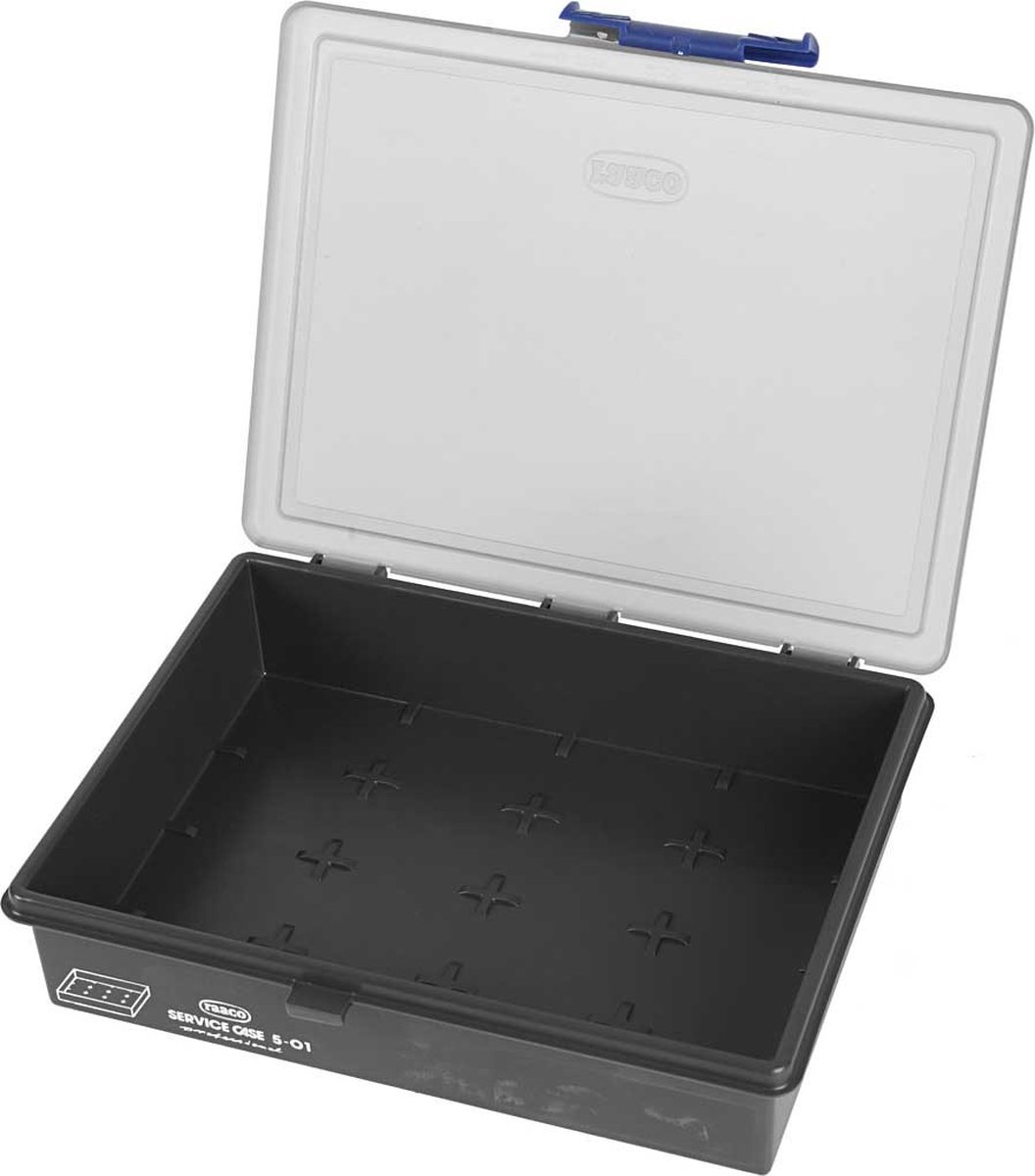 Opslag box, afm 24,1x19,5x5,6 cm, 1 stuk