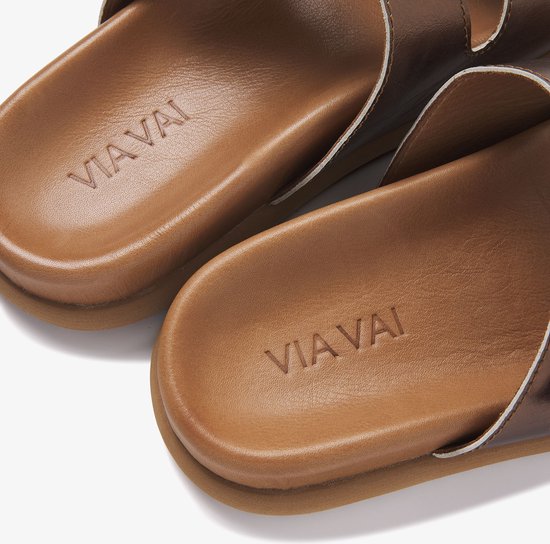 VIA VAI Slippers Candy Hill - Bronze - Taille 38