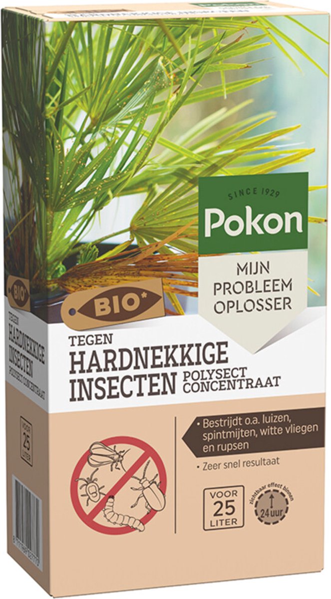 Pokon Tegen Hardnekkige Insecten Concentraat 'Polysect' Biologisch - 3 x 175 ml - Voordeelverpakking